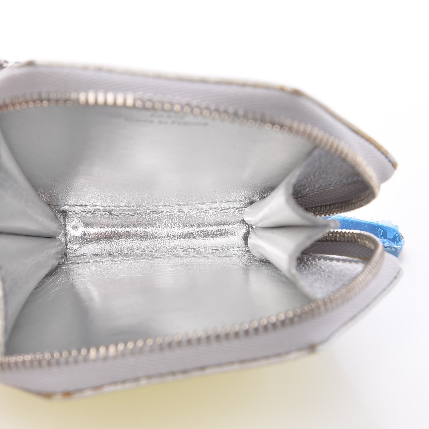Louis Vuitton Porte-Monnaie Flocon Coin Purse Argent 5 of 12