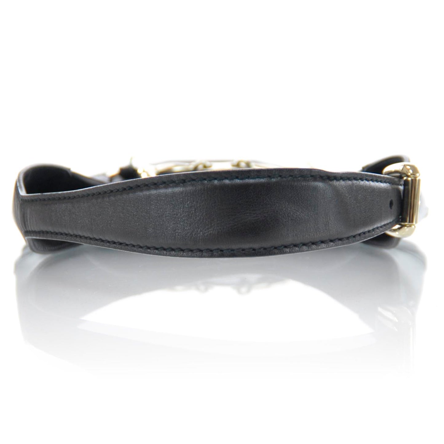 Leather Horsebit 85th Anniversary Hobo Black