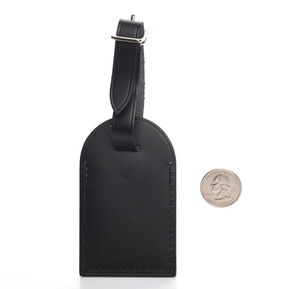 Louis Vuitton Calfskin Luggage Tag Black 2 of 3