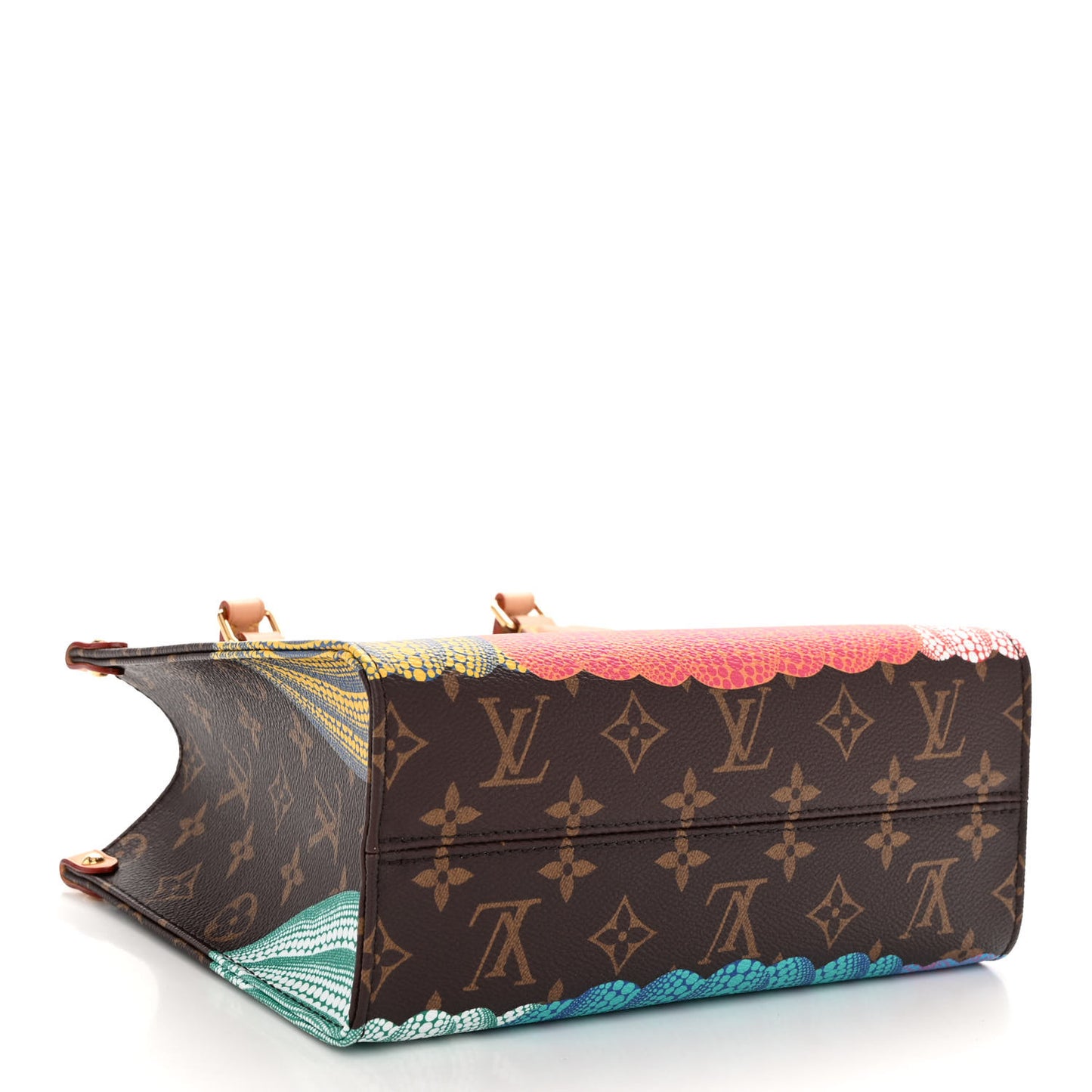 LV X YK Monogram Pumpkin Onthego PM Multicolor
