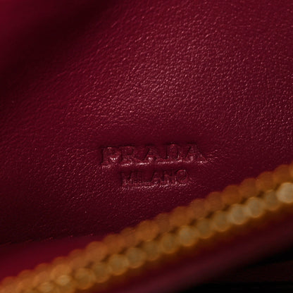 Prada Tessuto Quilted Mini Crossbody Wallet Ibisco 6 of 9