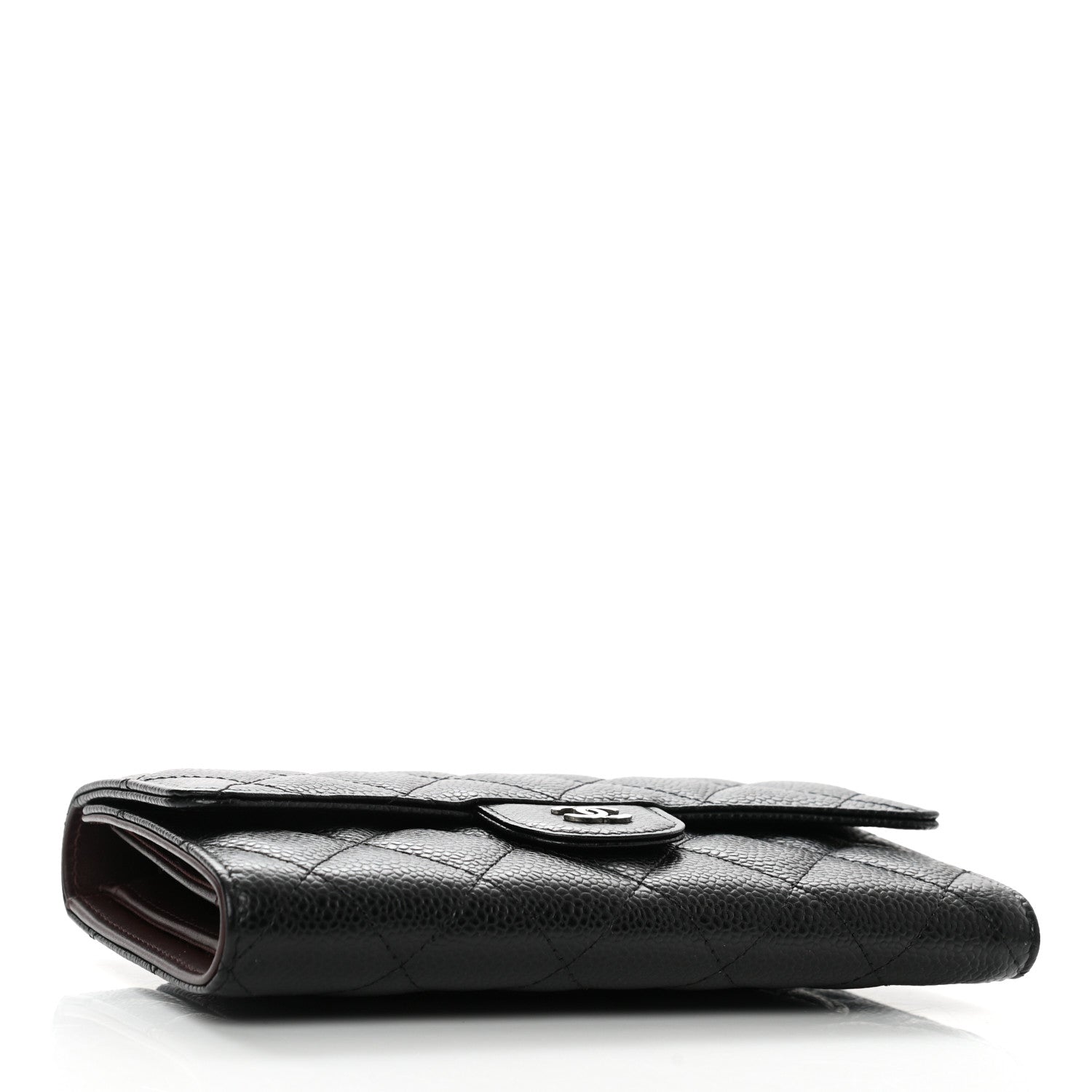 Chanel Caviar Quilted Large Flap Wallet Black 4 of 9