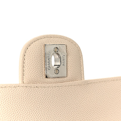 Chanel Caviar Quilted Mini Rectangular Flap Light Beige 7 of 12