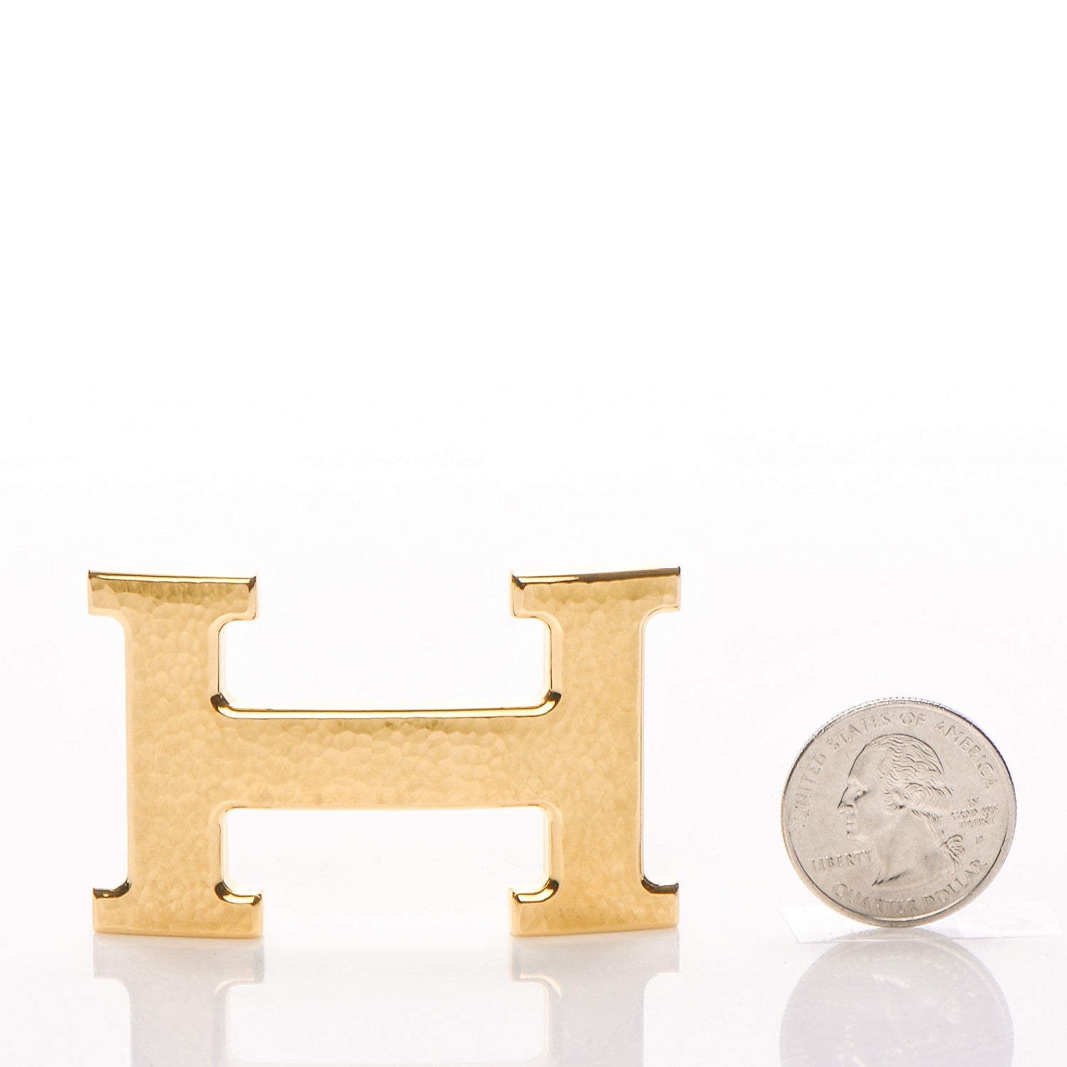 Hermes Martelee 32mm H Belt Buckle Gold 2 of 7