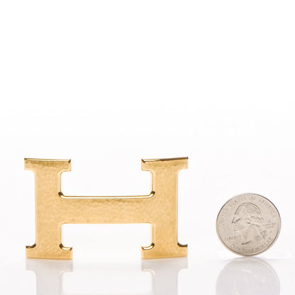 Hermes Martelee 32mm H Belt Buckle Gold 2 of 7
