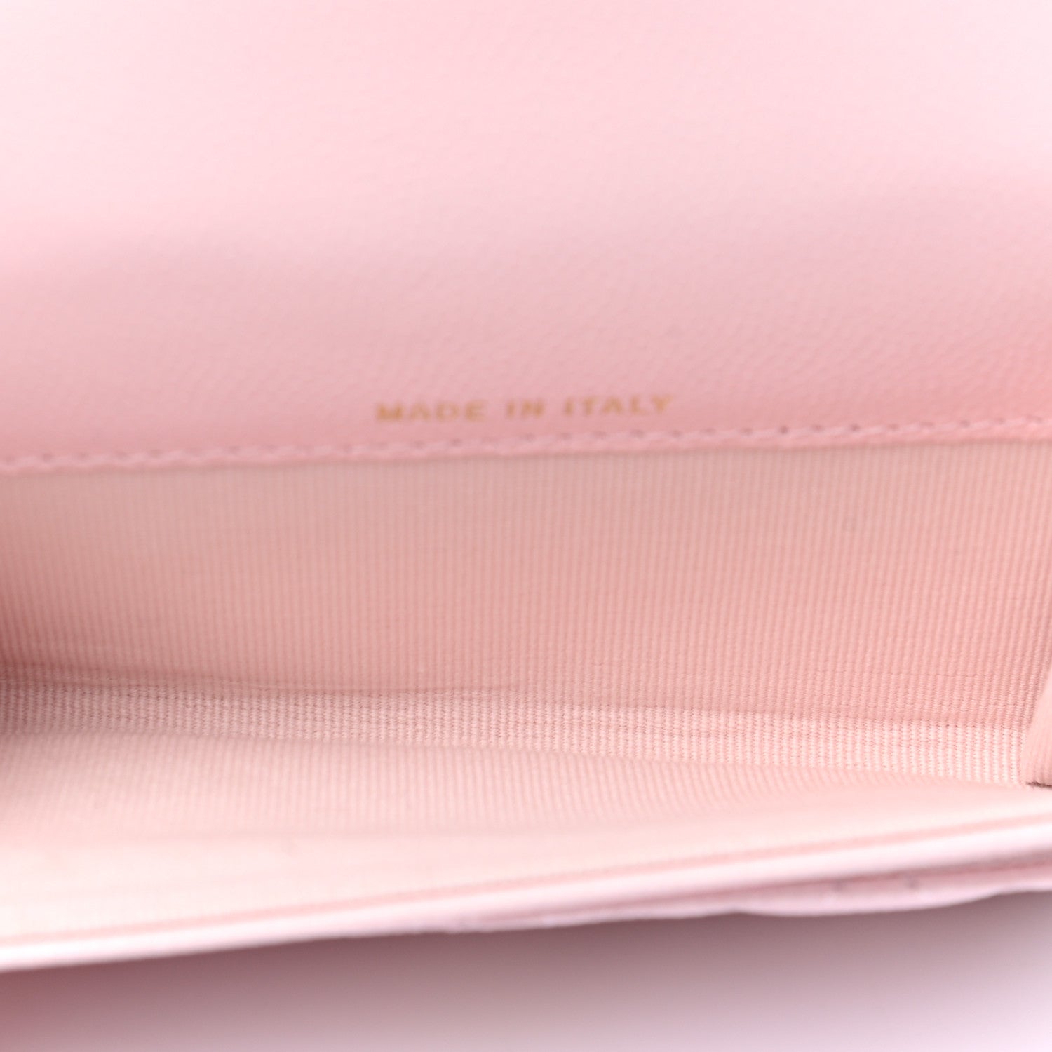 Chanel Caviar Quilted Crystal CC Flap Card Holder Pink 5 of 9