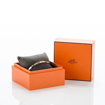 Hermes 18K Rose Gold Mini Clous Bracelet SH 4 of 4