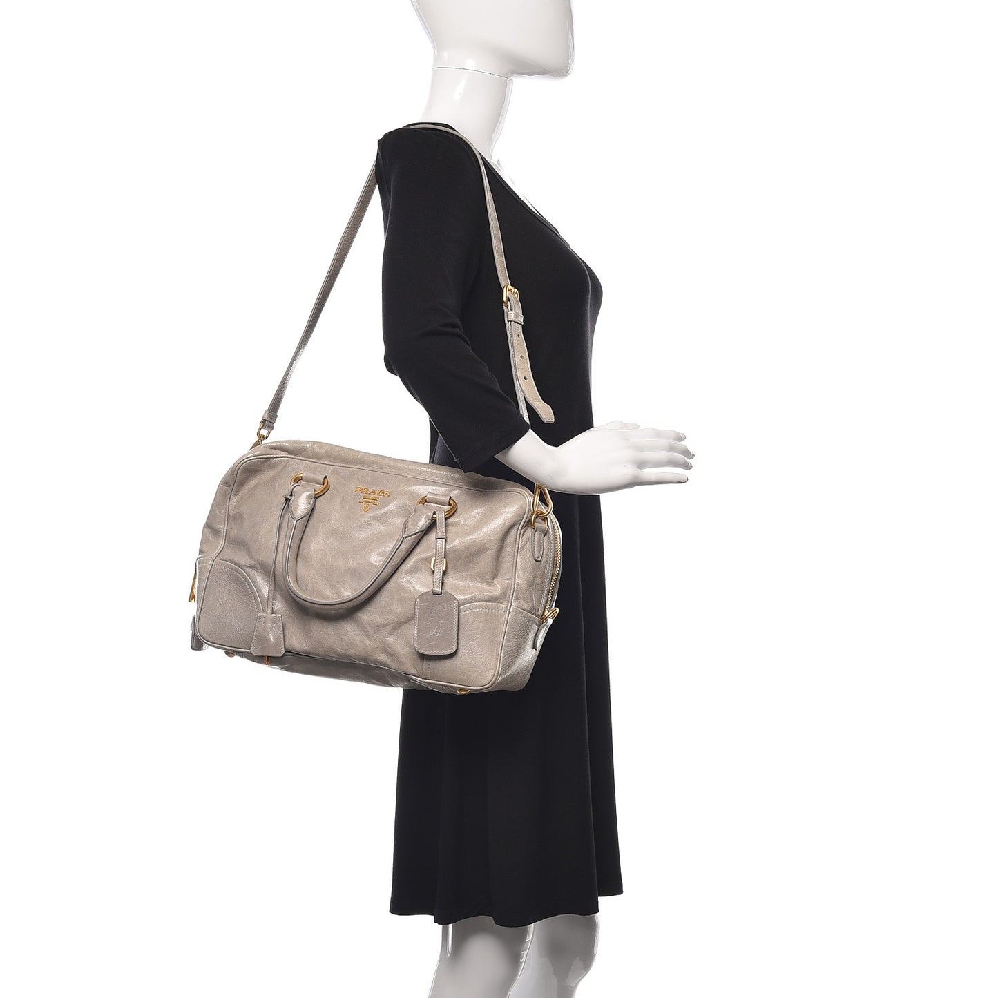 Vitello Shine Bauletto Nube