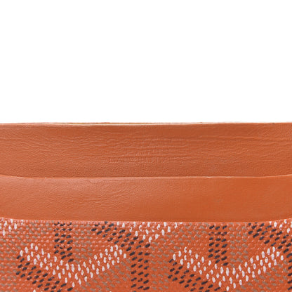 Goyard Goyardine Saint Sulpice Card Holder Orange 6 of 10
