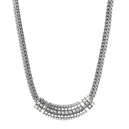 John Hardy Sterling Silver 18K Yellow Gold Dot Slide Pendant Necklace 1 of 7