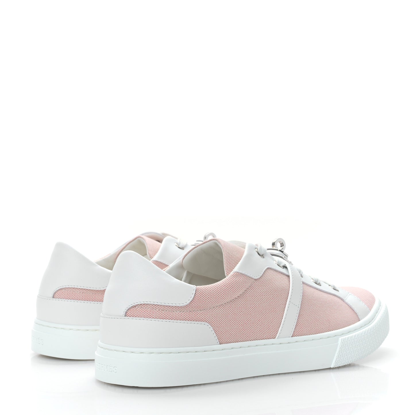 Calfskin Canvas Day Sneakers 40 Framboise White