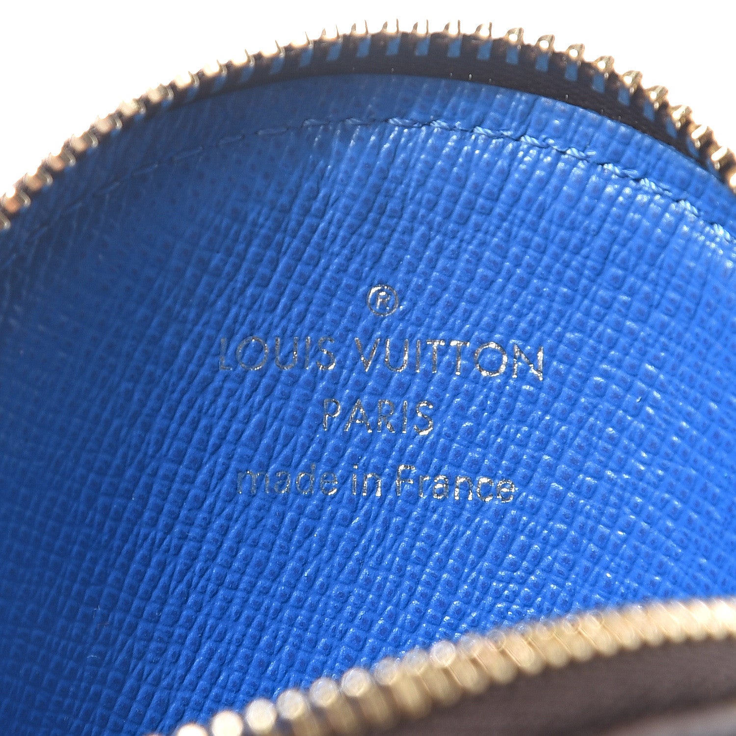 Louis Vuitton Monogram 2019 Christmas Animation Round Coin Purse Blue 5 of 6
