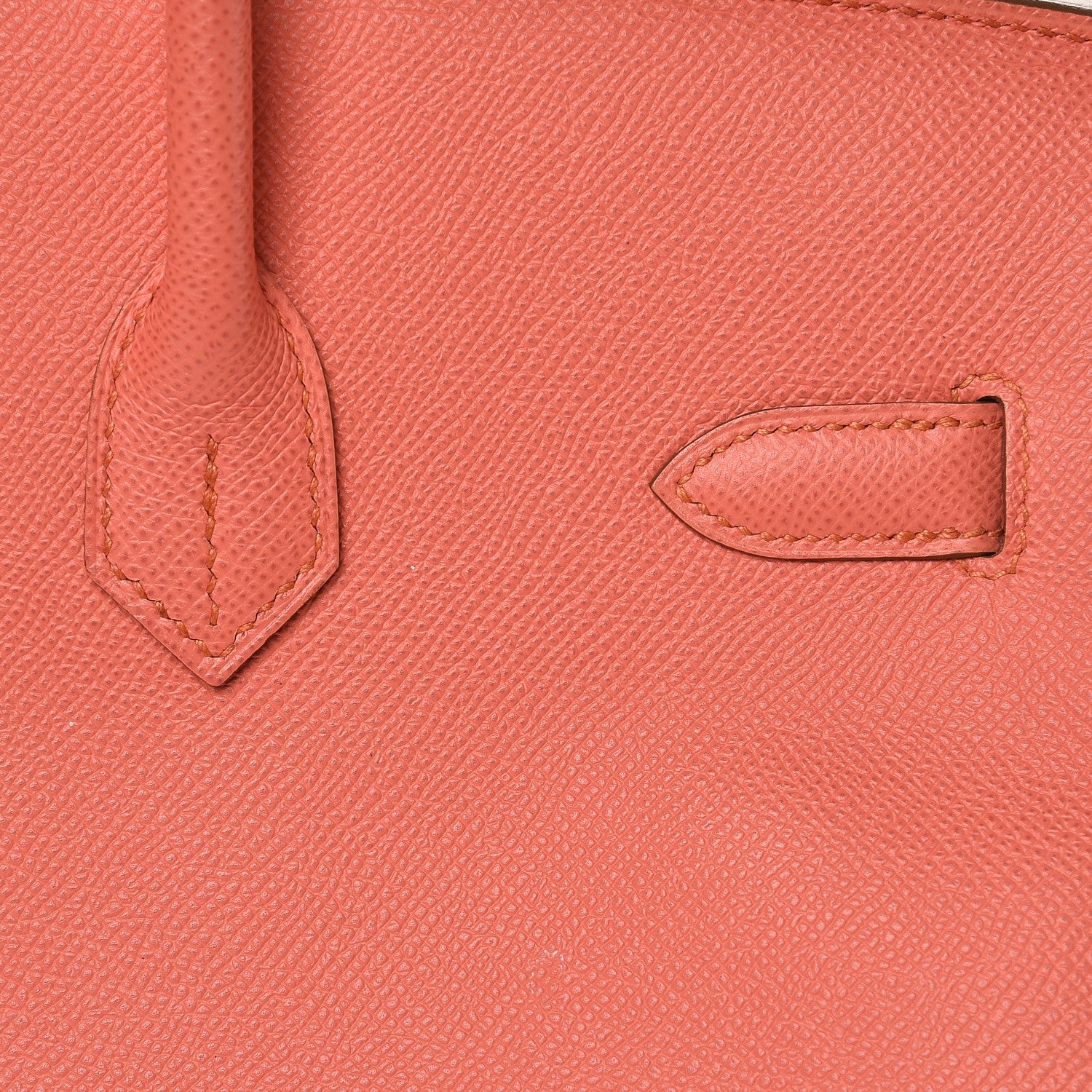 Hermes Epsom Birkin 35 Flamingo 28 of 37
