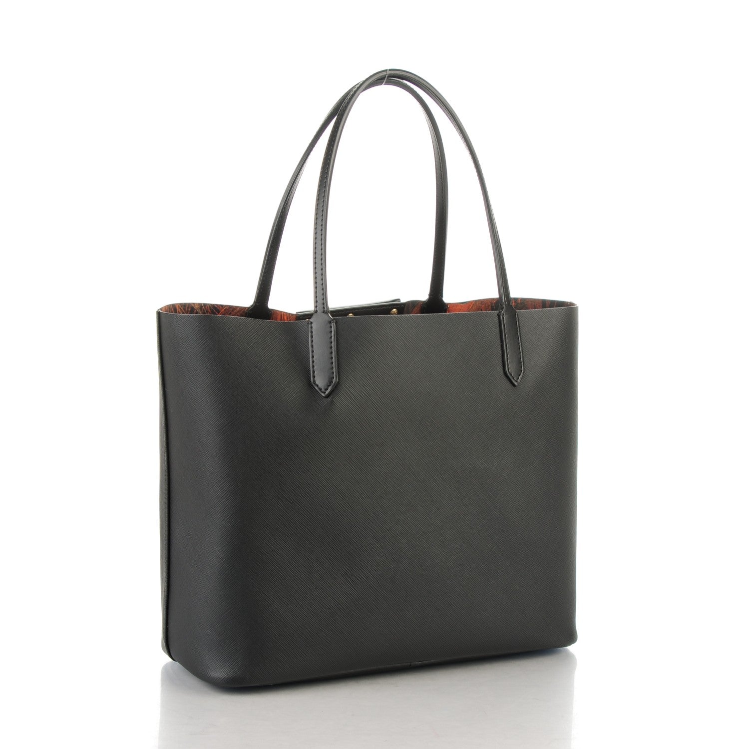 Givenchy Coated Canvas Peacock Print Small Antigona Tote Black 4 of 9