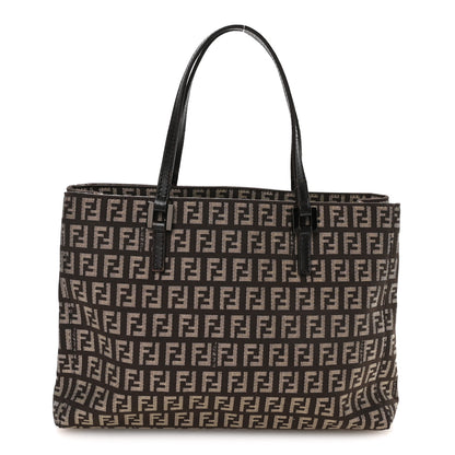 Fendi Zucchino Small Tote Brown 1 of 11