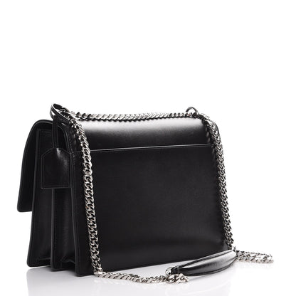 Saint Laurent Calfskin Large Monogram Sunset Black 3 of 7