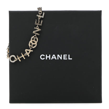 Chanel Metal Logo CC Chain Bracelet Gold 6 of 6