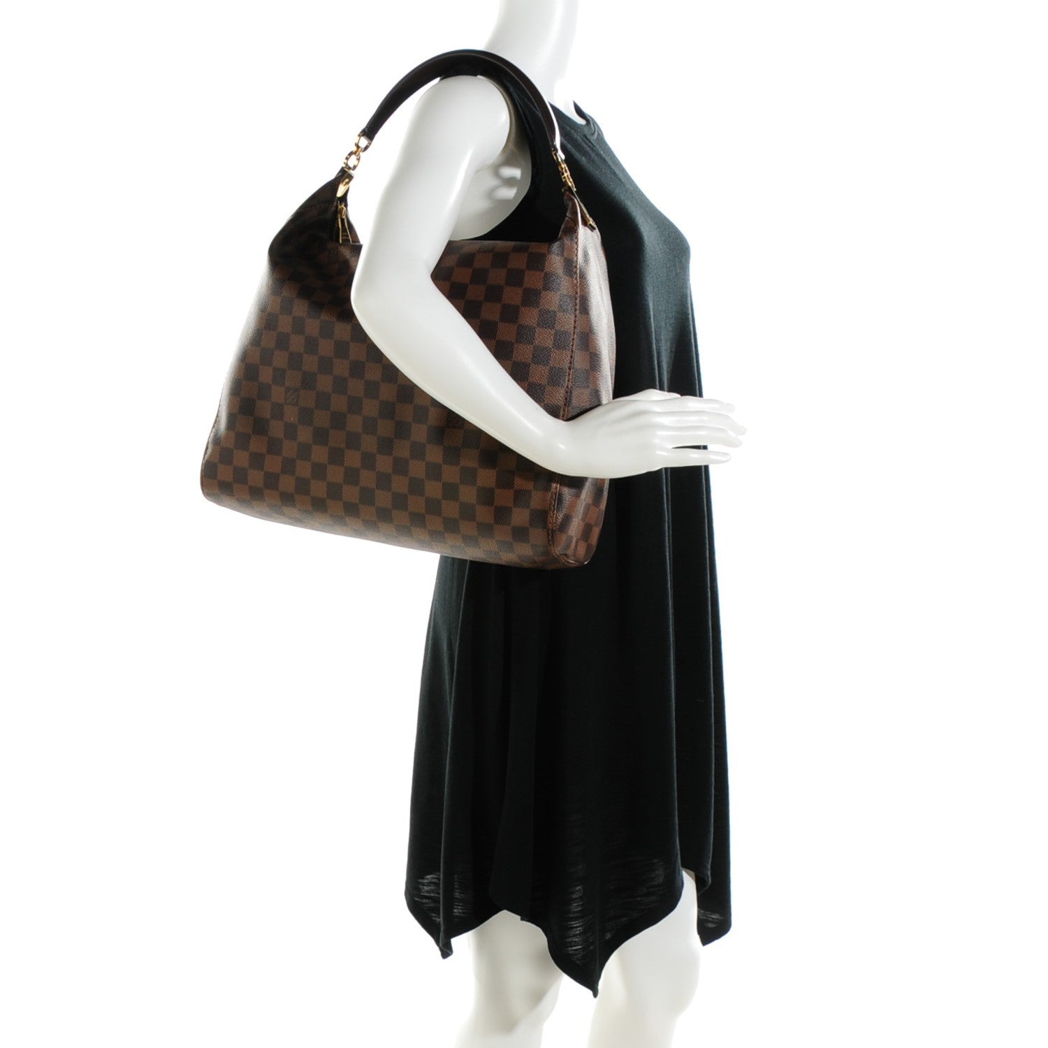 Louis Vuitton Damier Ebene Portobello GM 2 of 9