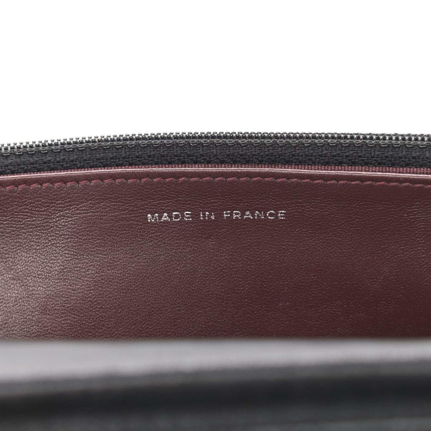 Lambskin Quilted Wallet On Chain WOC Black