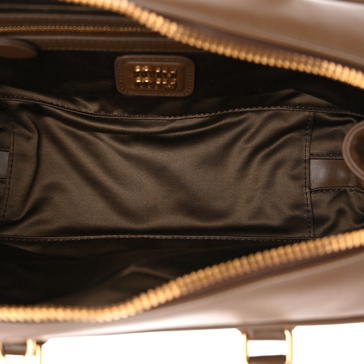 Calfskin Large Arcadie Top Handle Bag Tundra