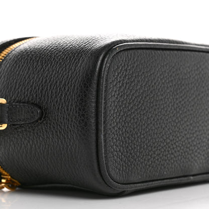 Prada Vitello Daino Mini Vanity Top Handle Bag Black 8 of 11