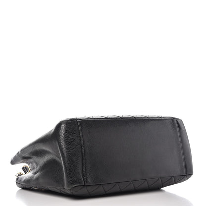 Chanel Caviar Quilted Grand Shopping Tote GST Black 4 of 16