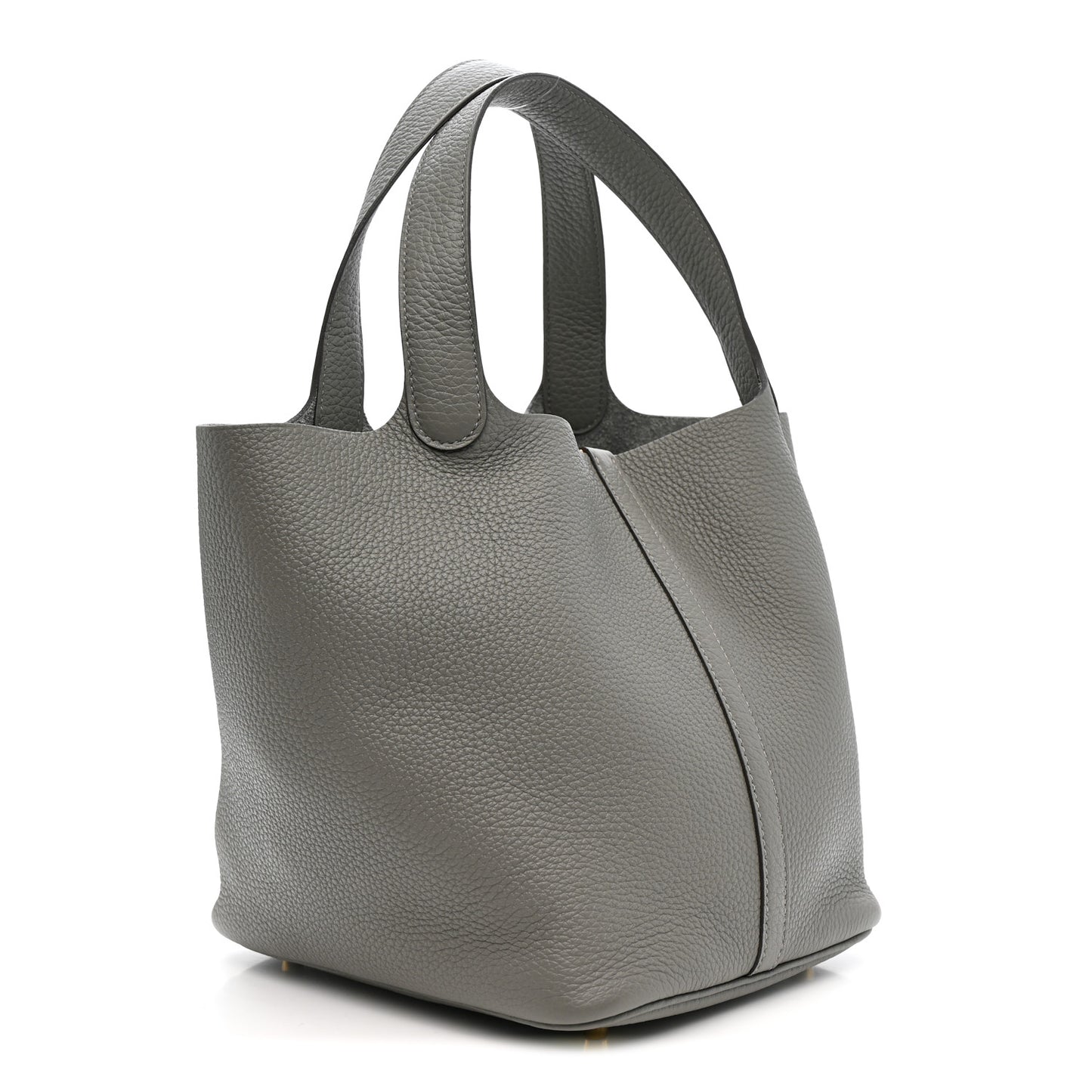 Taurillon Clemence Picotin Lock 22 MM Gris Meyer