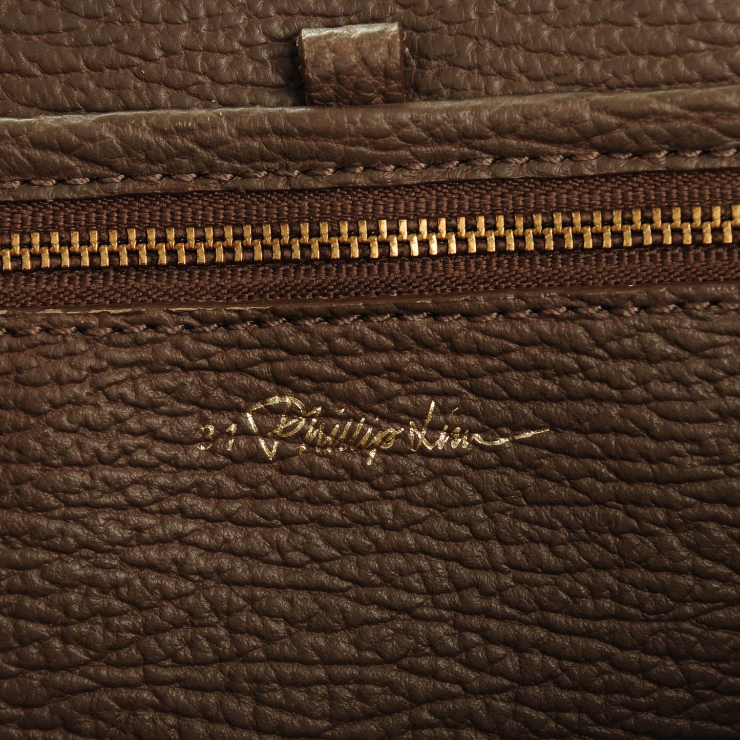 3.1 Textured Calfskin Medium Pashli Satchel Taupe