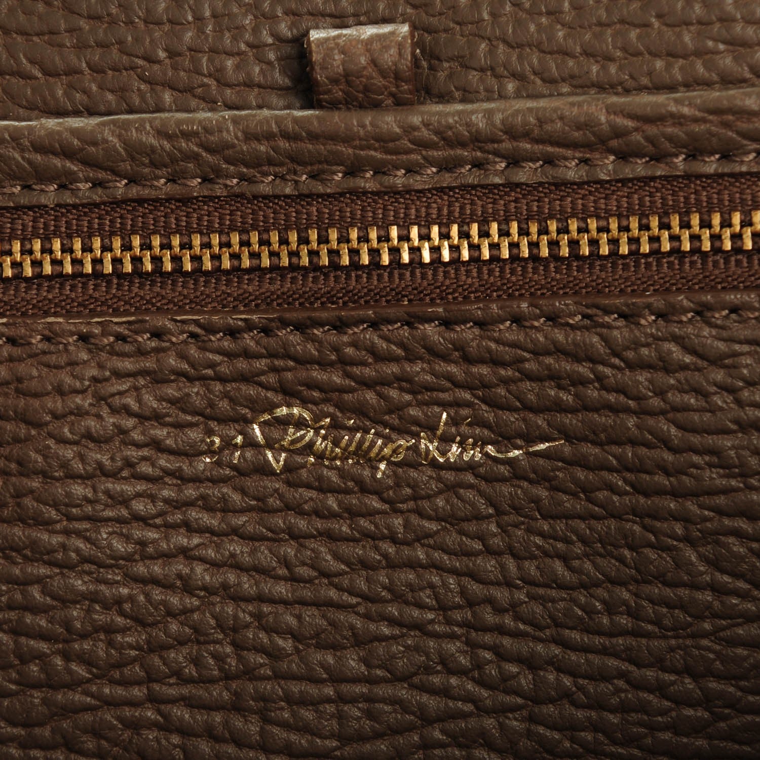 3.1 Phillip Lim 3.1 Textured Calfskin Medium Pashli Satchel Taupe 6 of 7
