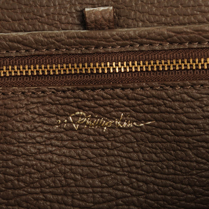 3.1 Phillip Lim 3.1 Textured Calfskin Medium Pashli Satchel Taupe 6 of 7