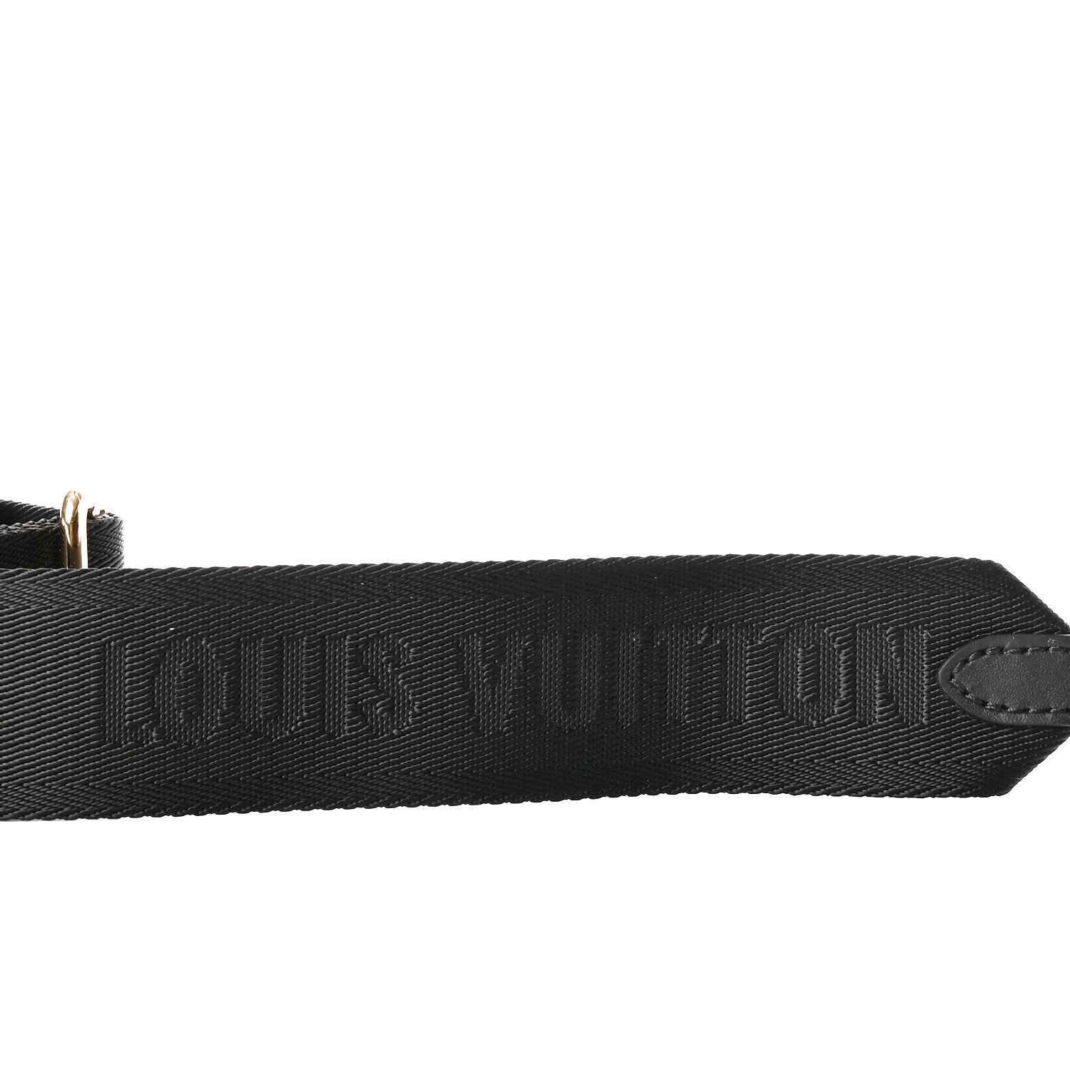 Louis Vuitton Nylon Petite Malle Souple Shoulder Strap Black 3 of 4