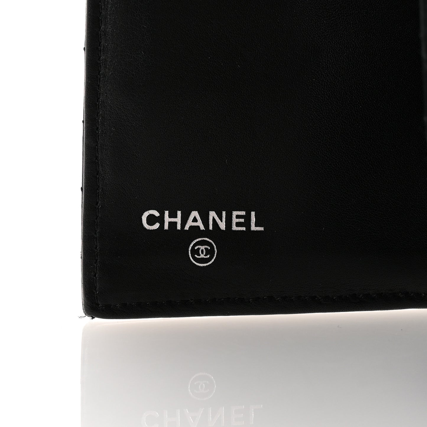 Cafskin Chevron Quilted Flap Wallet Black