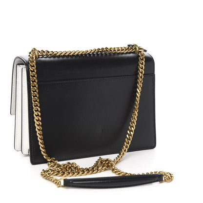Saint Laurent Calfskin Bi-Color Medium Monogram Sunset Black Pearl White 2 of 9
