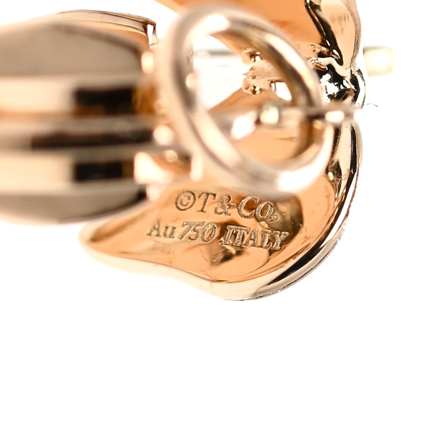 Tiffany 18K Rose Gold Save The Wild Elephant Charm 4 of 5