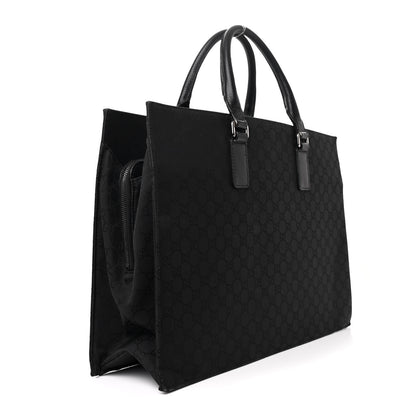 Gucci Nylon Monogram Executive Bag Black 3 of 15