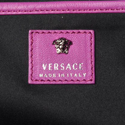 Versace Calfskin Palazzo Crystal Medusa Backpack Pink 6 of 10