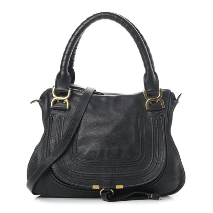 Chloe Calfskin Medium Marcie Satchel Black 1 of 18