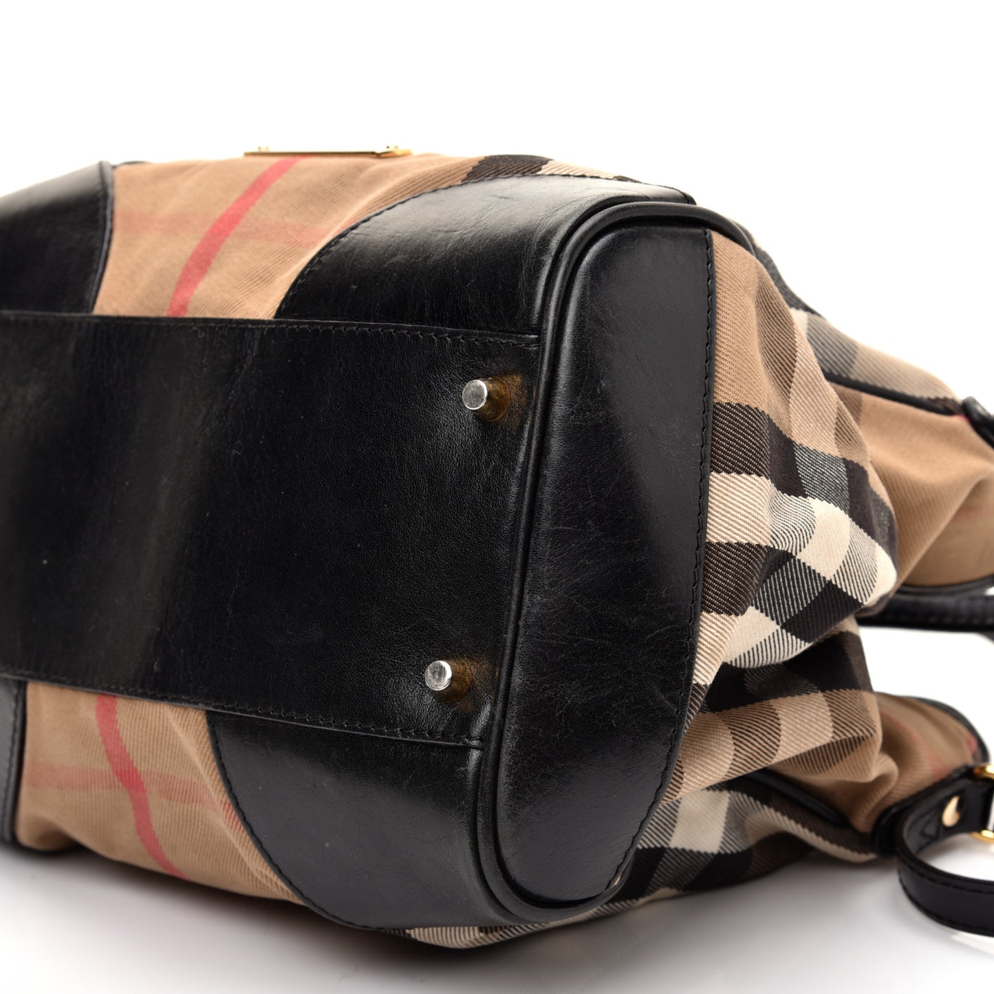 House Check Small Canterbury Tote Black