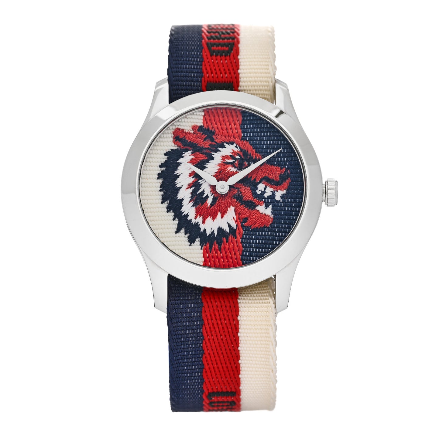 Stainless Steel Nylon 38mm Le Marche Des Merveilles Wolf Quartz Watch Navy