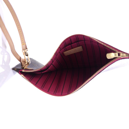Louis Vuitton Monogram Neverfull MM GM Pochette Pivoine 4 of 5