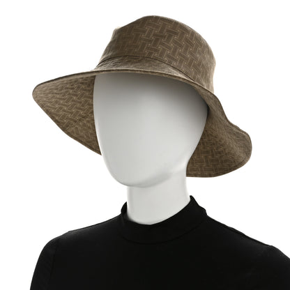 Hermes Cotton Jacquard Mosaic Farrah Hat 59 Vert Gobi 2 of 8