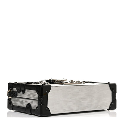 Louis Vuitton Epi Petite Malle Silver 4 of 9