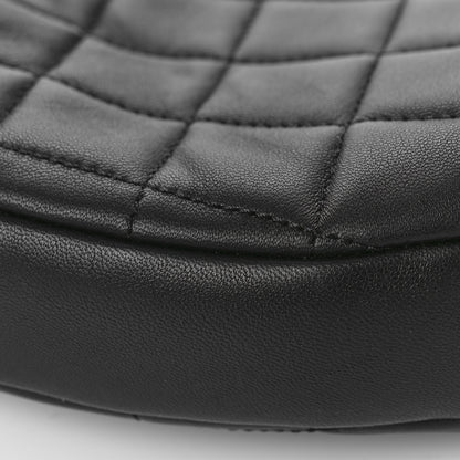 Chanel Lambskin Quilted All About Chains Hobo Black 10 of 12
