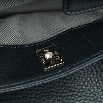 Chanel Deerskin Cerf Executive Shopper Tote Dark Blue 8 of 9