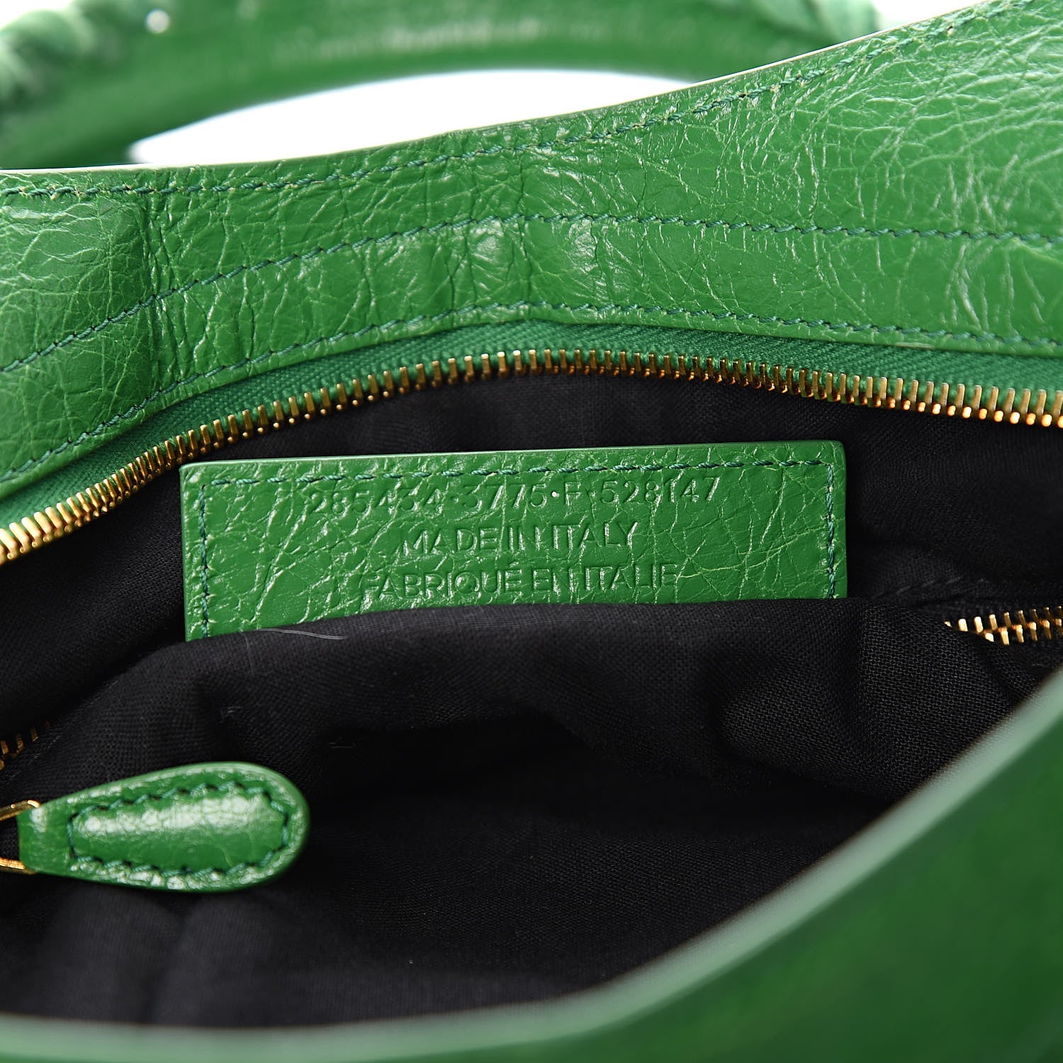 Balenciaga Agneau Giant 12 Gold Hardware Town Vert Trefle 7 of 10