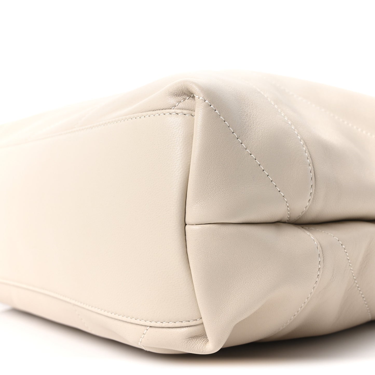 Lambskin Matelasse Large Jamie Pochon Crema Soft