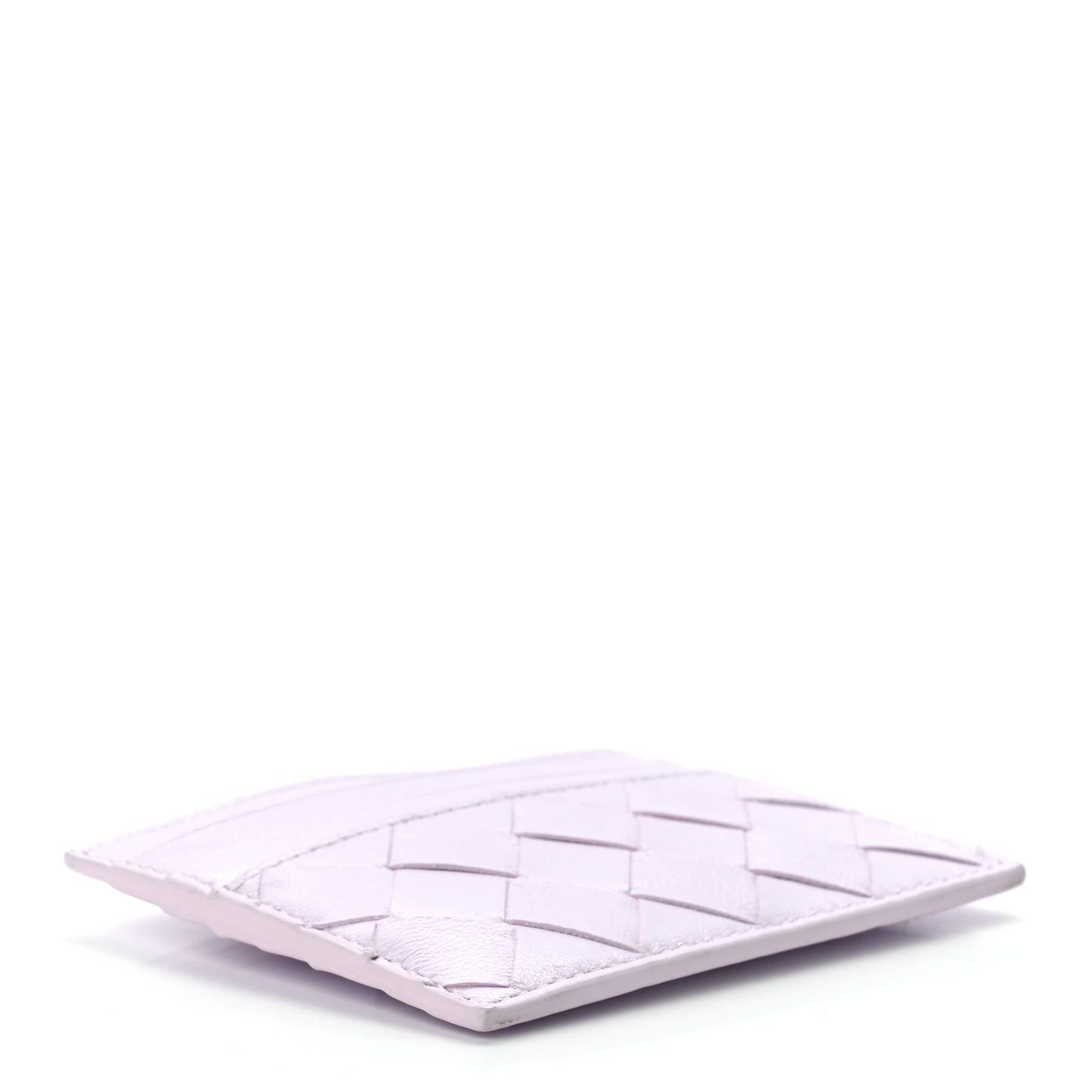 Nappa Intrecciato Card Holder Pink