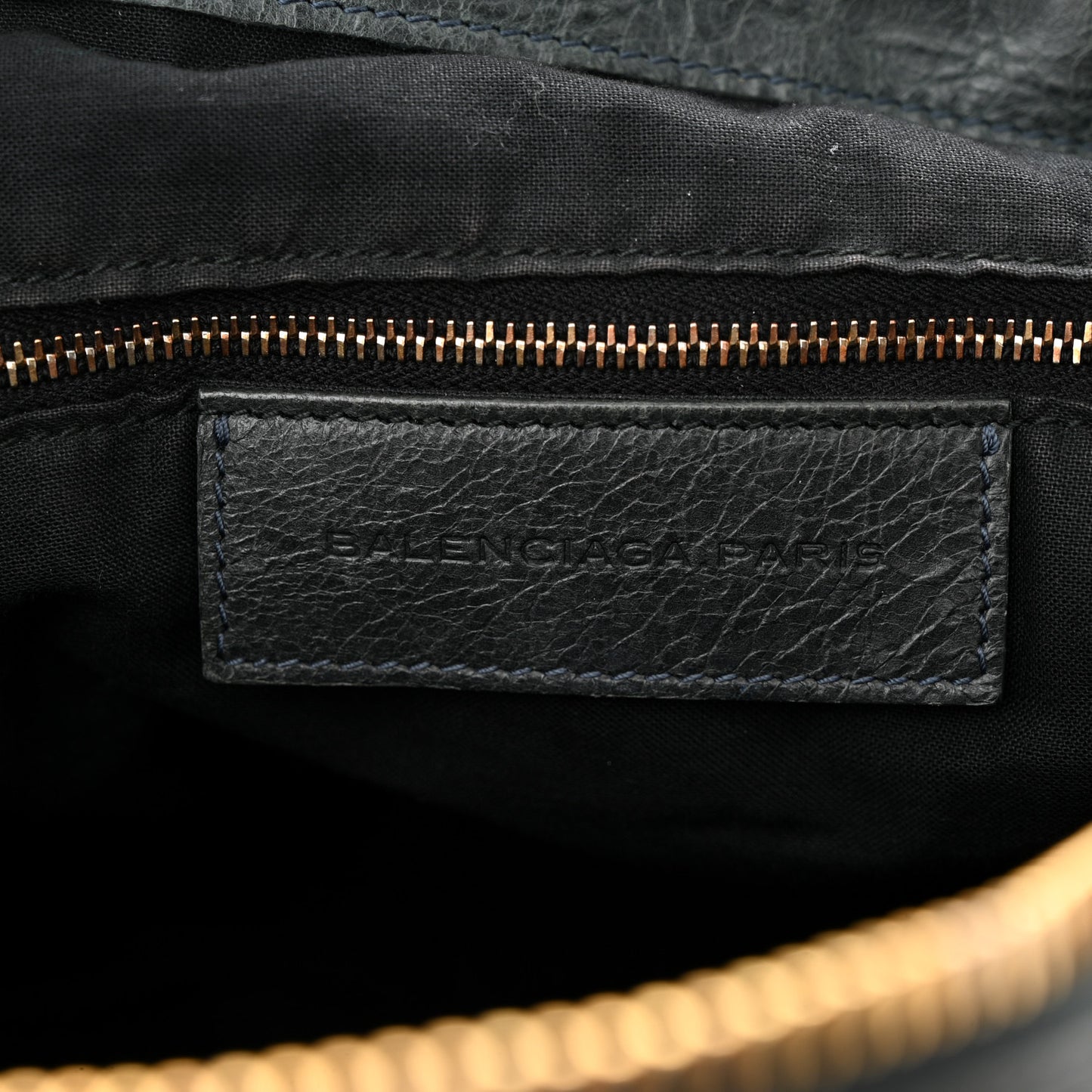 Agneau Giant 21 Rose Gold Hardware Work Anthracite