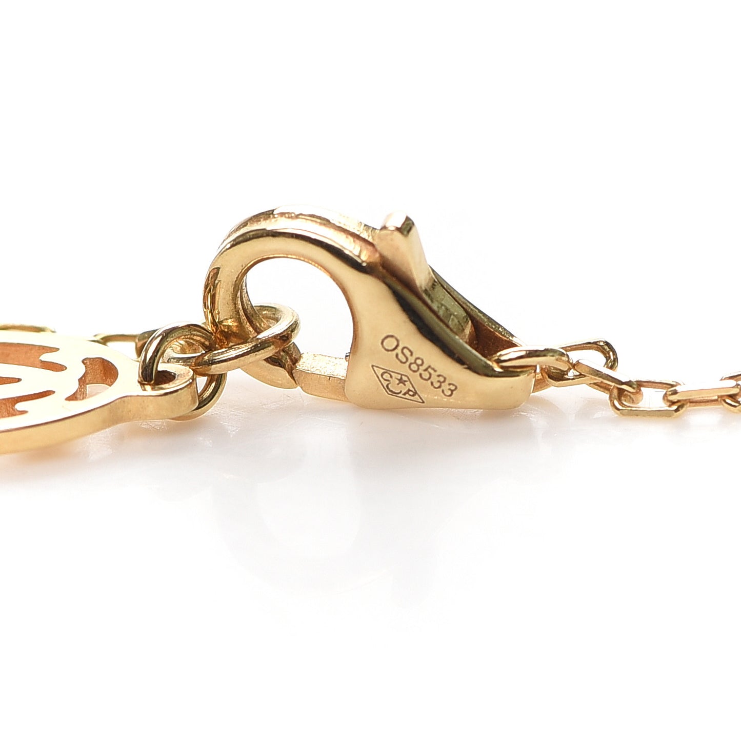18K Yellow Gold Diamond SM D'Amour Pendant Necklace
