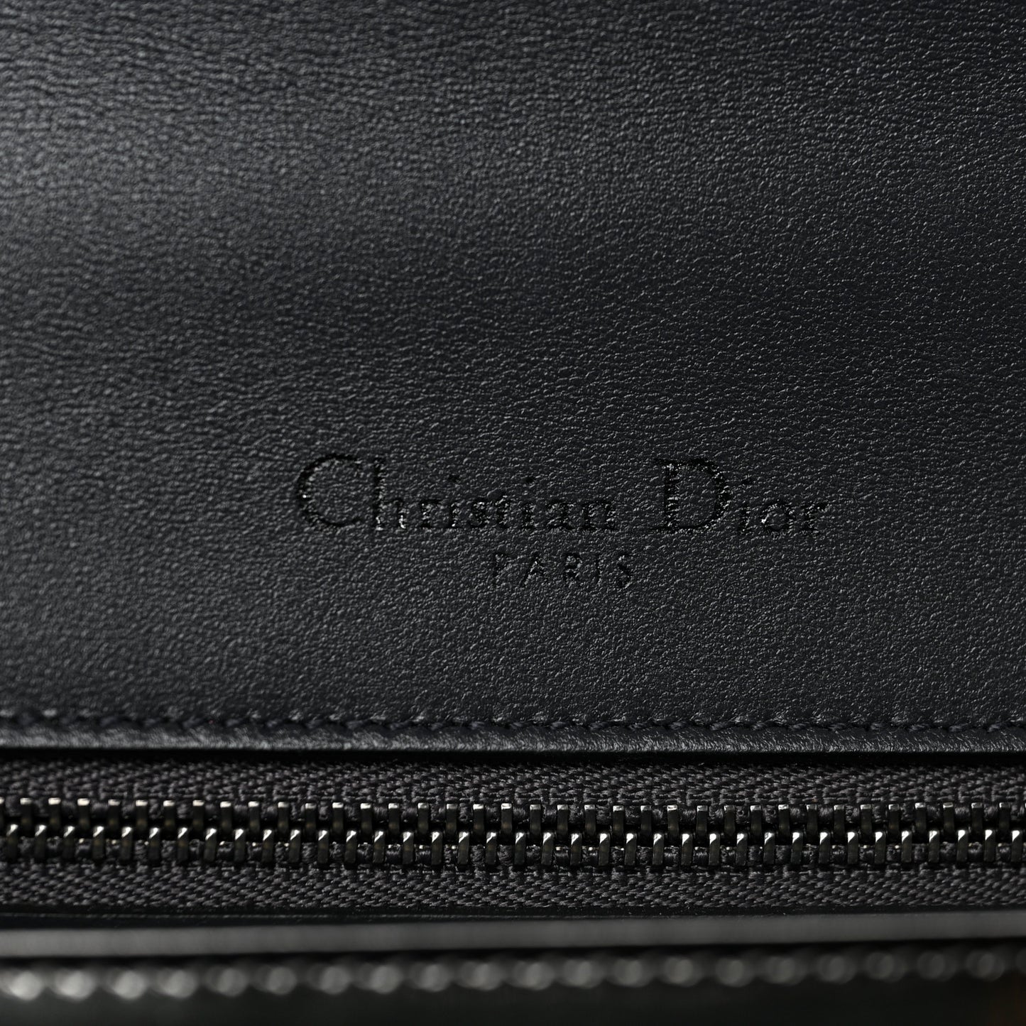 Metallic Patent Micro-Cannage Small Diorama Flap Bag Onyx Black